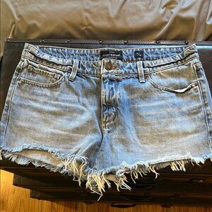Lucky Brand Women's Frayed Hem Jean Shorts